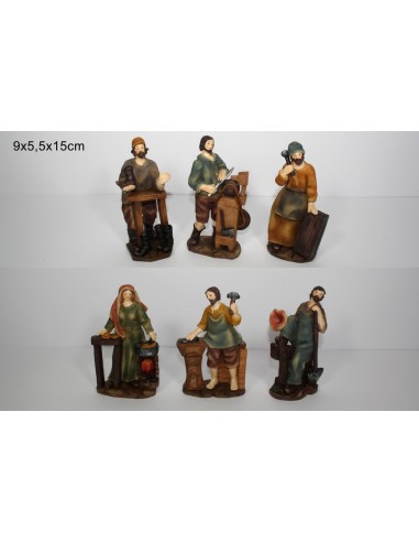 PERSONAGGIO PRESEPE MESTIERE 15CM ASSORT