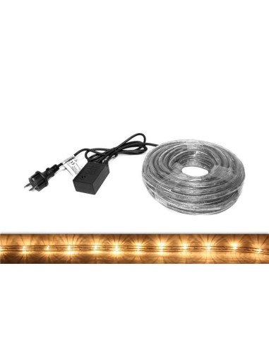 TUBO LED 25MT 3 VIE BIANCO CALDOJH-3LED-WW-25M