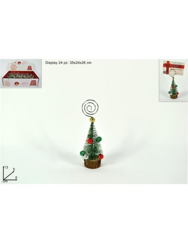 SEGNAPOSTO ALBERO CON PALLINE