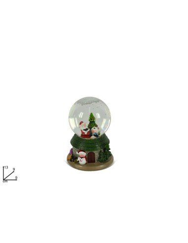 AMPOLLA 05390 C/BABBO NATALE 13CM (0330)