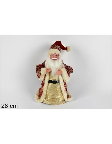 PUNTALE BABBO NATALE 28CM ROSSO ART.XS2011001RG