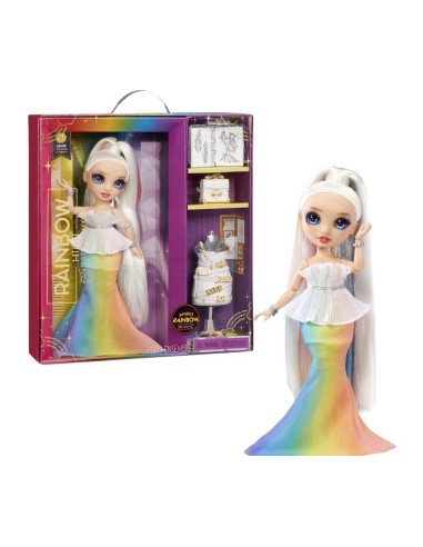 Rainbow High Fantastic Fashion Doll Amaya Raine | Bambola Fashion Arcobaleno con Abiti e Accessori