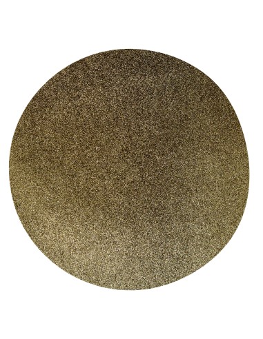 TOVAGLIETTA PLASTICA D38CM GLITTER ORO su Shop in Casa