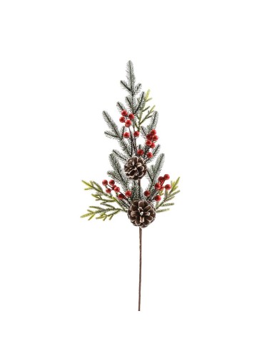 FIORI: vendita online Tralcio di Natale con Bacche 72cm - La Magia di Natale per un tocco naturale e festoso in offerta