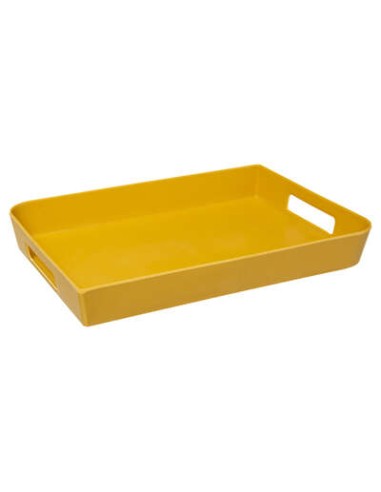 VASSOIO 179729C MELAMINA 35X25 GIALLO