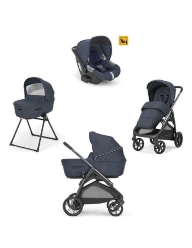 TRIO: vendita online Aptica System Quattro Resort Blue con Seggiolino Auto Darwin Infant: Eleganza e Sicurezza Completa in of...