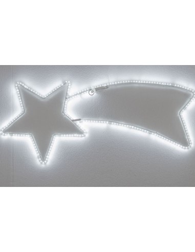 SERIE LUMINOSA 64492 STELLA COMETA 192LED 80CM B.CO FREDDO