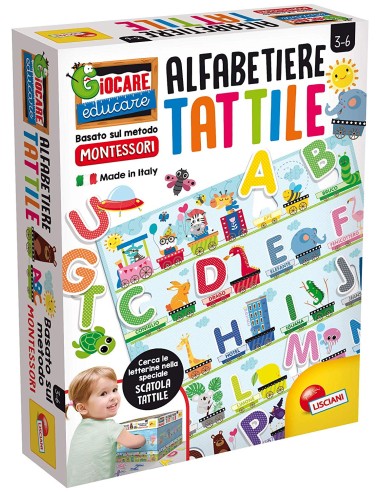 ALFABETIERE TATTILE 72446 MONTESSORI