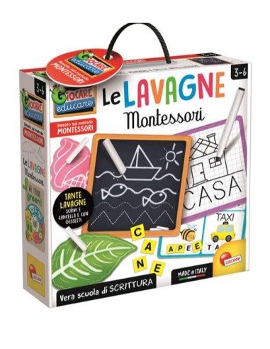 Liscianigiochi Montessori: Lavagne Educative, Scrivi e Cancella, Magnetica | shop in casa