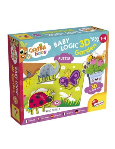 Carotina Baby Logic 3D Il Prato - Gioco Educativo ad Incastro | shop in casa