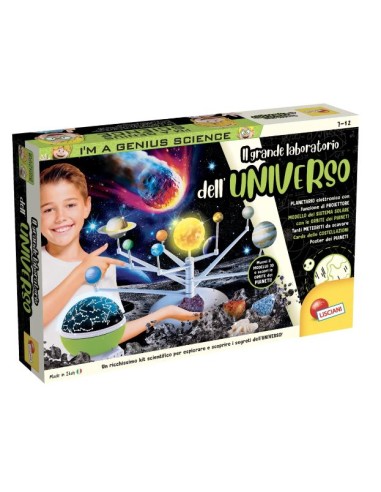 I'm a Genius Il Grande Laboratorio dell'Universo | Kit Scientifico Completo con Planetario e Meteoriti | Shop in Casa