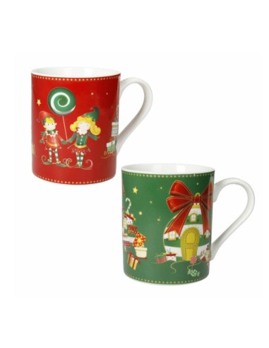 84543 SET 2PZ MUG ELFOMAGIA su Shop in Casa