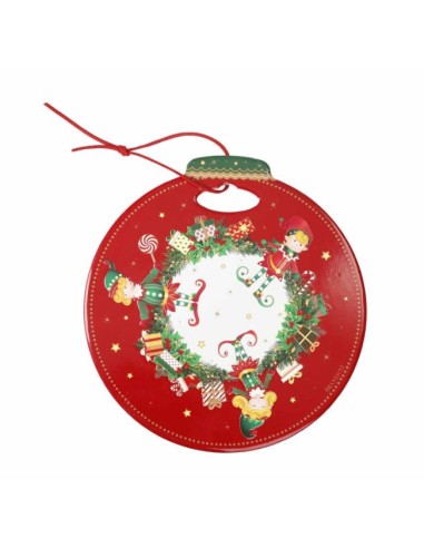 OGGETTISTICA NATALE: vendita online Decorazione Rossa Elfomagia di Natale, 20x21 cm, La Magia di Natale a Casa Tua in offerta