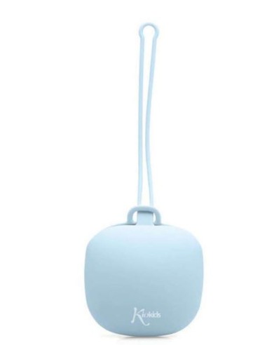 Porta Succhietto in Silicone Azzurro Kiokids | shopincasa.it