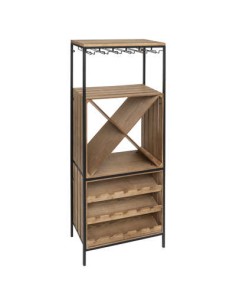 MOBILETTO 101869 4 CASSETTI 26X32X80CM LEGNO/TESSUTO