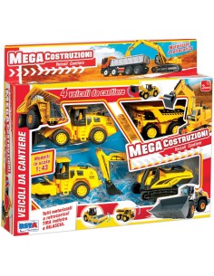 SET 4 VEICOLI CANTIERE 11349 1:43 RETROCARICA su Shop in Casa