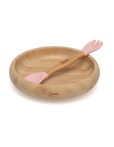 KK 034861 SET PAPPA BAMBOO/SIL ROSA