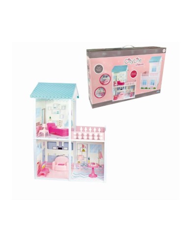 City Life Villetta 61x40x78 cm - Playset con Fashion Doll e Accessori | Shop in Casa