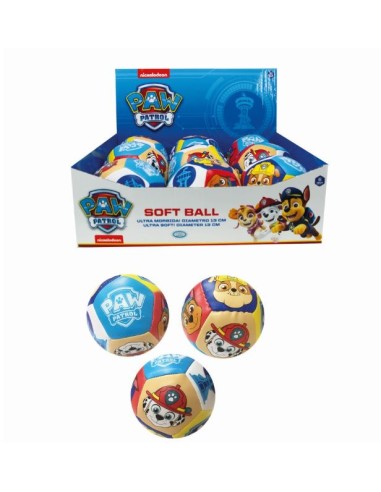 Paw Patrol Baby Ball Ultra Soft - Palla Morbida Prima Infanzia 12 cm