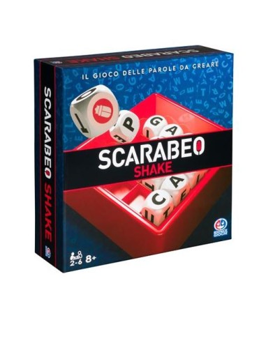 Scarabeo Shake, Gioco da Tavola Veloce di Parole, Edizione Rapida, ...