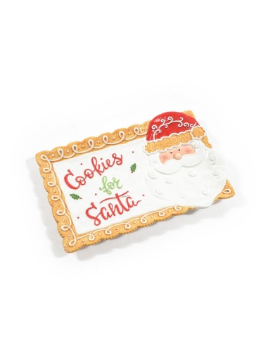 PORCELLANE: vendita online Piatto Rettangolare in Ceramica 31x20cm - La Magia di Natale a casa tua in offerta