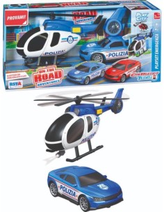 POLIZIA 11629 PLAYSET ELICOTTERO/AUTO su Shop in Casa