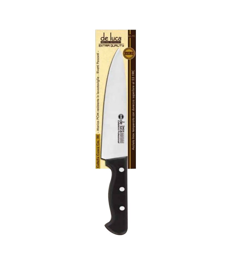 De Luca Coltello da cucina professionale Acciaio Inox 20 cm - Arturo Store