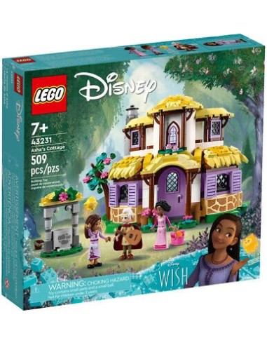 GIOCATTOLO PUBBLICIZZATO: vendita online LEGO Disney Wish Il Cottage di Asha, Casa delle Bambole Giocattolo dal Film con Mini...