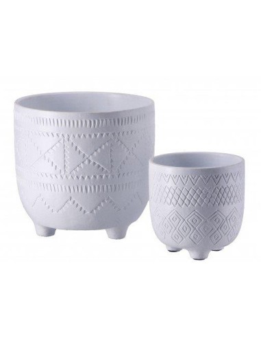 CACHEPOT 100806 1 MIS IRINGA 16,5X16CM BIANCO su Shop in Casa