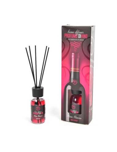 DIFFUSORE 99873 ROSSO PASSIONE 125ML CON BACCHETTE su Shop in Casa