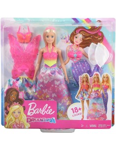 Kit n.2 barbie dreamtopia - accessori tavola