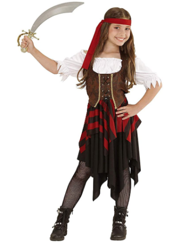 COSTUME 26069.9-11 PIRATESSA CARAIBI 9/11 ANNI