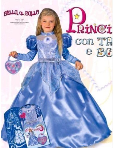 VESTITI: vendita online Costume Bella al Ballo 7-9 anni, abito principessa bambina, CIAO SRL, vestito elegante, carnevale, fe...