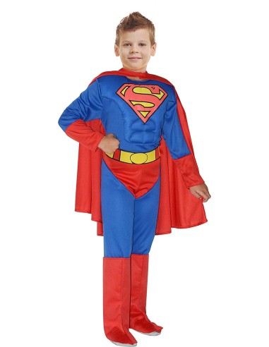 SUPERMAN 11699 COSTUME C/MUSCOLI TG 5-7 ANNI