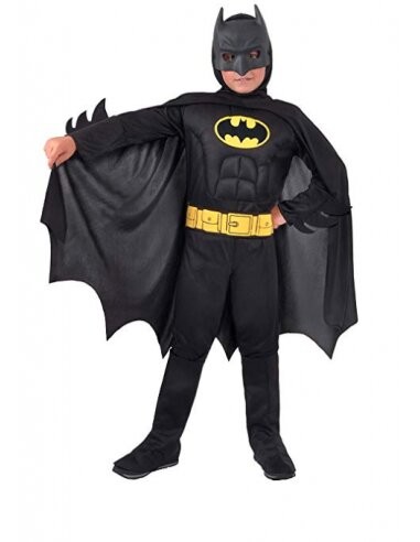 BATMAN 11671 COSTUME C/MUSCUOLI TG 10/12 ANNI