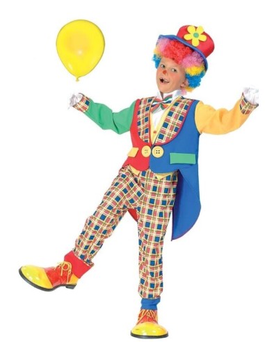 COSTUME 10730.10-12 CLOWN MONELLO 10/12 ANNI su Shop in Casa