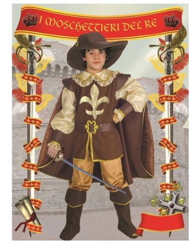 COSTUME 23062.5-7 D'ARTAGNAN 5/7 ANNI su Shop in Casa