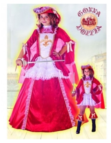 COSTUME 26325.9-11 PRINCIPESSA MOSCHETTIERE 9/11 ANNI su Shop in Casa