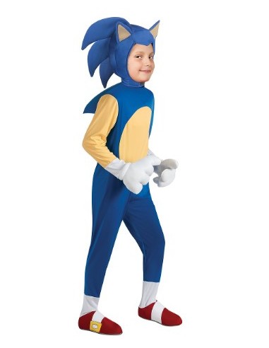 VESTITI: vendita online Costume Sonic per Bambini 5/7 anni, Ideale per Carnevale e Feste a Tema in offerta