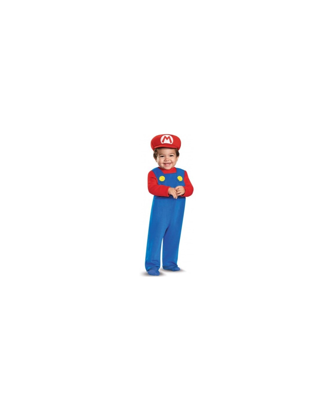 VESTITI: vendita online Costume Super Mario Bambino 12-18 Mesi | Tuta e Cappello in offerta