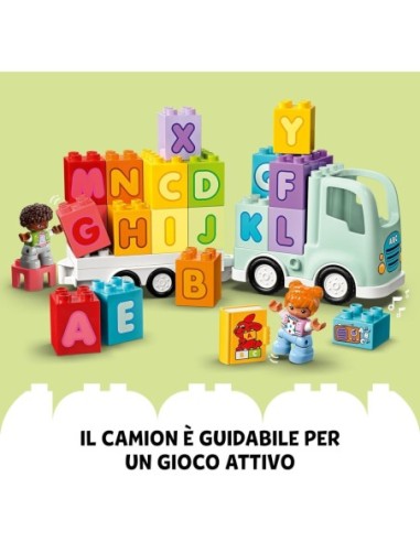 GIOCATTOLO PUBBLICIZZATO: vendita online DUPLO 10421 CAMIONCINO DELL'ALFABETO in offerta