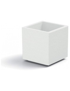 VASI E SOTTO VASI: vendita online MATHERIA VASO CUBO 40CM BIANCO in offerta