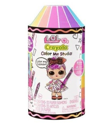 GIOCATTOLO PUBBLICIZZATO: vendita online L.O.L. Surprise! Loves CRAYOLA Color Me Studio, con Bambola e 30+ Sorprese, Abiti di...