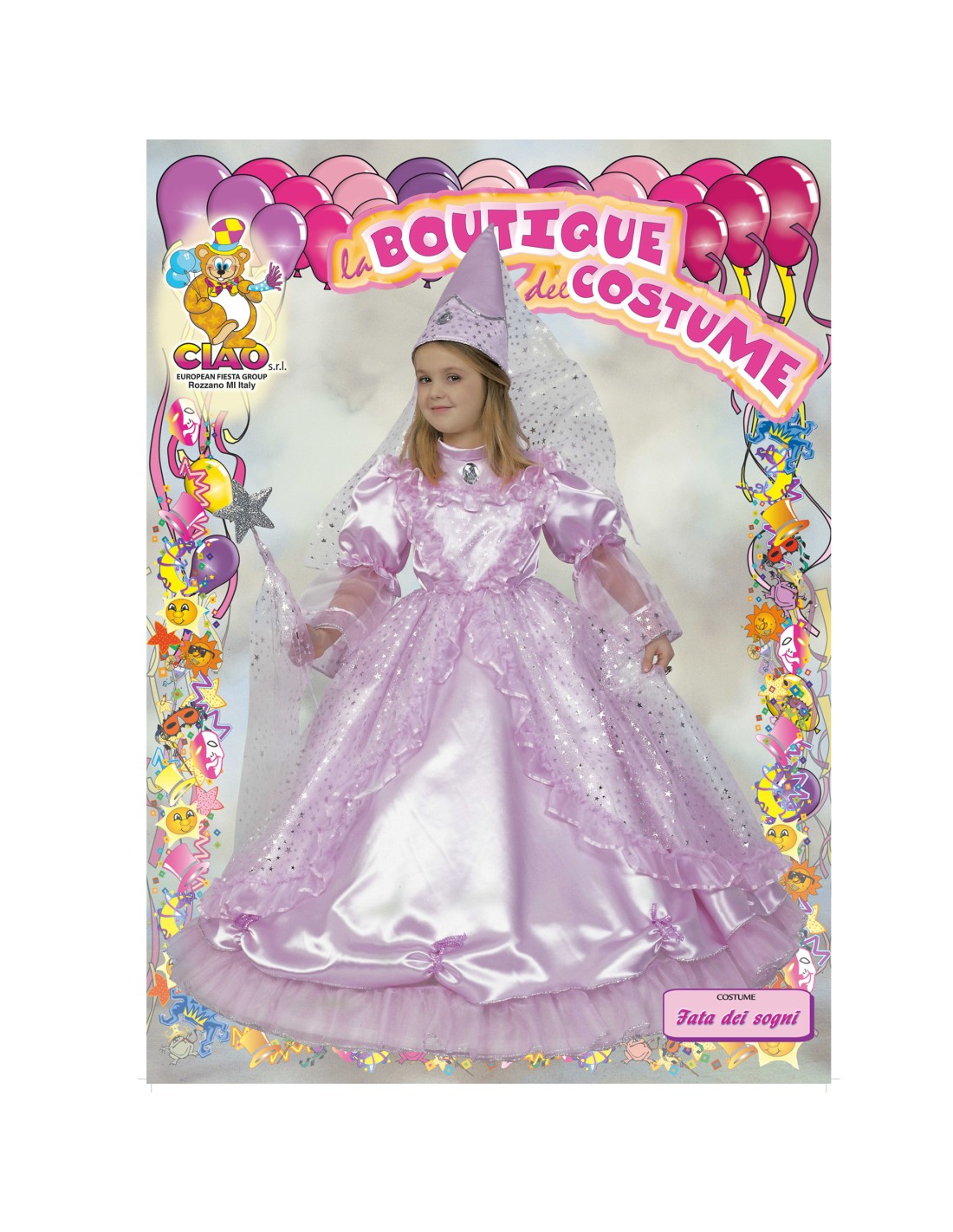 VESTITI: vendita online Costume Fata dei Sogni Bambina 8-10 Anni - Travestimento Incantato in offerta