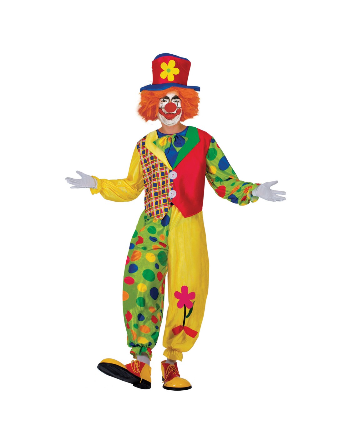 VESTITI: vendita online Costume di carnevale Clownaccio, taglie assortite in offerta