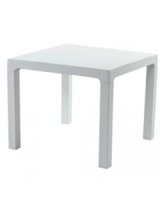 TAVOLO ARES IN PLASTICA 70X70X74 CM BIANCO ARETA