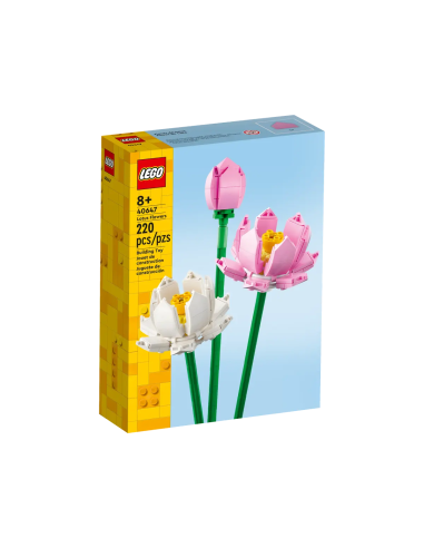 GIOCATTOLO PUBBLICIZZATO: vendita online LEGO Creator Fiori di Loto 40647, Bouquet da Costruire con 2 Fiori e 1 Bocciolo, Dec...