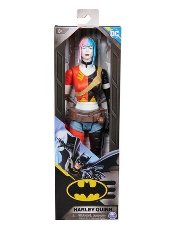 DC Comics, Harley Quinn da 30 cm, Supereroe Giocattolo Snodabile, P...