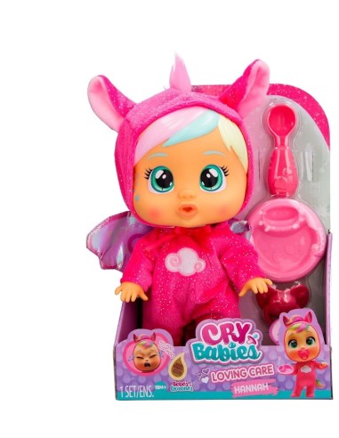 Cry Babies Loving Care Fantasy, Bambola Interattiva con Pigiama Int...