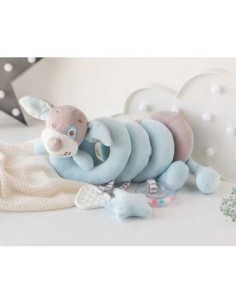 Kiokids Peluche Spirale Cane Blu | Shop in Casa